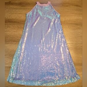 Taylor Swift Inspired Sequins Lavendar Party Gown Dress Girls XL 170 CM US 16